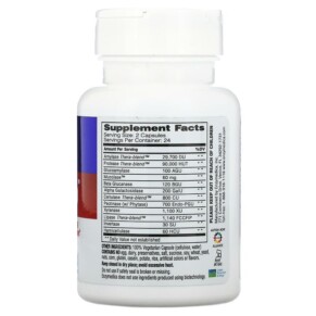 Thành phần vi chất của Enzymedica MucoStop 48 Capsules 670480241103