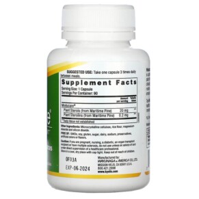 Thành phần vi chất của EPI Moducare 90 Vegetarian Capsules 772570656009