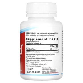 Thành phần vi chất của EPI ModuChol 60 Vegetarian Capsules 772570000604