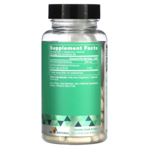 Thành phần vi chất của Eu Natural DIM 200 mg 60 Vegetarian Capsules 855244008042