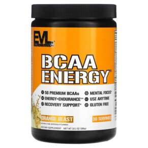 Thực phẩm chức năng EVLution Nutrition BCAA ENERGY Orange Blast 10.1 oz (285 g) 818901025127