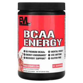 Thực phẩm chức năng EVLution Nutrition BCAA ENERGY Watermelon 8.89 oz (252 g) 818901020177