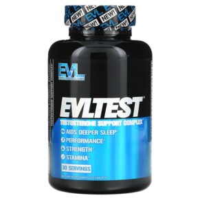 Thực phẩm chức năng EVLution Nutrition EVLTest Testosterone Support Complex 120 Tablets 852687908922