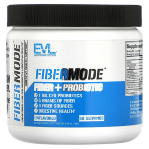Thực phẩm chức năng EVLution Nutrition FiberMode Fiber + Probiotic Unflavored 6.98 oz (198 g) 818901022300
