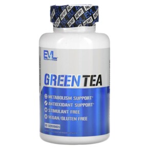 Thực phẩm chức năng EVLution Nutrition Green Tea 60 Veggie Capsules 818901025233