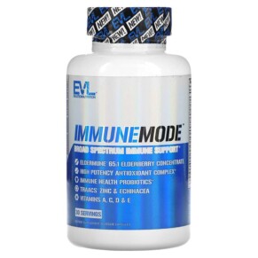 Thực phẩm chức năng EVLution Nutrition ImmuneMode Broad Spectrum Immune Support 30 Veggie Capsules 818901025103