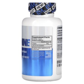Thành phần vi chất của EVLution Nutrition L-Theanine 200 mg 60 Veggie Capsules 818901027411