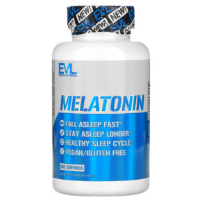 Thực phẩm chức năng EVLution Nutrition Melatonin 100 Tablets 818901024342