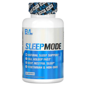 Thực phẩm chức năng EVLution Nutrition SleepMode 60 Veggie Capsules 818901020696