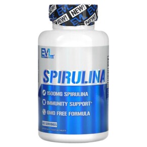 Thực phẩm chức năng EVLution Nutrition Spirulina 180 Tablets 818901027152