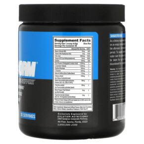 EVLution Nutrition Trans4orm Blue Raz 5.10 oz (144 g) 3 Thành phần vi chất của EVLution Nutrition Trans4orm Blue Raz 5.10 oz (144 g) 682055552217