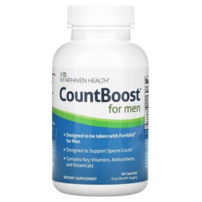 Thực phẩm chức năng Fairhaven Health CountBoost for Men 60 Capsules 895749000189