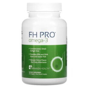 Thực phẩm chức năng Fairhaven Health FH Pro Omega-3 Natural Citrus 90 Softgels 896593002213