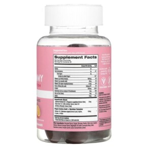 Thành phần vi chất của Flat Tummy Superfruits Natural Orange 60 Gummies 811909033200