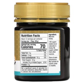 Thành phần vi chất của Flora Manuka Honey MGO 250+ 8.8 oz (250 g) 061998630242