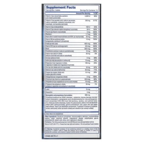 Thành phần vi chất của Focus Factor Brain & Vision 60 Tablets 855119006081