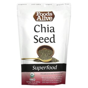 Thực phẩm chức năng Foods Alive Superfood Organic Chia Seed 16 oz (454 g) 891551000676