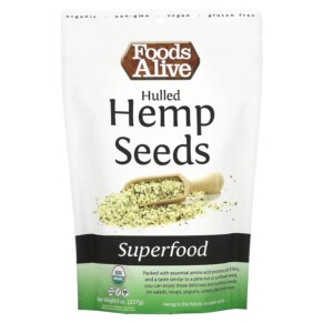 Thực phẩm chức năng Foods Alive Superfood Organic Hulled Hemp Seeds 8 oz (227 g) 891551000386