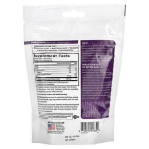 Thành phần vi chất của Force Factor Fundamentals Acai 30 Soft Chews 818594018642
