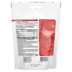 Thành phần vi chất của Force Factor Fundamentals Tart Cherry Cherry 30 Soft Chews 818594018703
