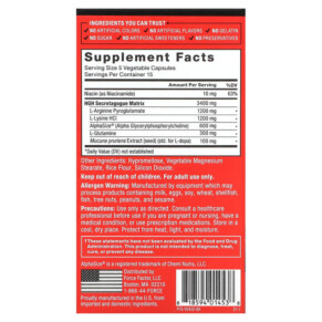 Thành phần vi chất của Force Factor Prime HGH Secretion Activator 75 Capsules 818594014538