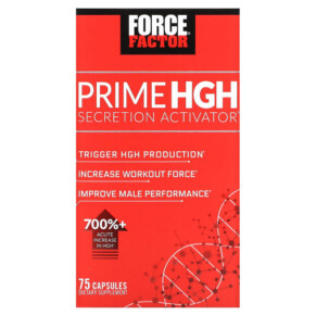 Thực phẩm chức năng Force Factor Prime HGH Secretion Activator 75 Capsules 818594014538