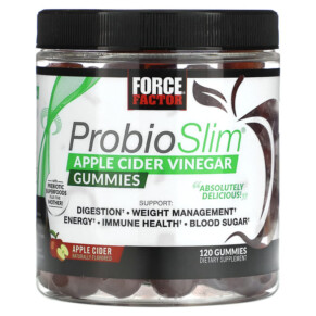 Thực phẩm chức năng Force Factor ProbioSlim Apple Cider Vinegar Gummies 120 Gummies 818594015443