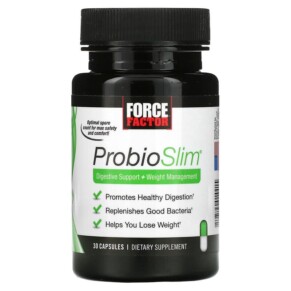 Thực phẩm chức năng Force Factor ProbioSlim Digestive Support + Weight Management 30 Capsules 818594014415