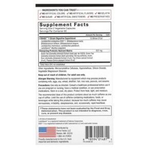 Thành phần vi chất của Force Factor ProbioSlim Extra Strength 30 Billion CFU 120 Capsules 818594014811