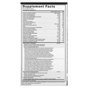 Thành phần vi chất của Force Factor Smarter Greens 90 Tablets 818594017089