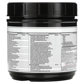 Thành phần vi chất của Force Factor Smarter Greens Superfoods + Energy Powder Lemon-Lime 15.4 oz (436 g) 818594017102