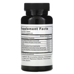 Thành phần vi chất của Force Factor Somnapure Natural Sleep Aid 60 Tablets 852496002651