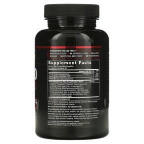 Thành phần vi chất của Force Factor Test X180 Legend Testosterone Booster 120 Capsules 818594016990
