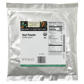 Thành phần vi chất của Frontier Co-op Organic Beet Powder 16 oz (453 g) 089836025258
