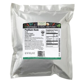 Thành phần vi chất của Frontier Co-op Whole Psyllium Husk 16 oz (453 g) 089836008633