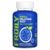Thực phẩm chức năng Fruily Herbal Melatonin Sleep with Organic Apple Peach & Mango Mixed Fruit 50 Gummies 850019556087
