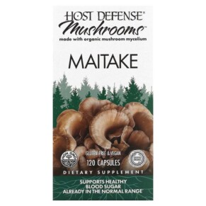 Thực phẩm chức năng Fungi Perfecti Host Defense Maitake 120 Capsules 633422031538
