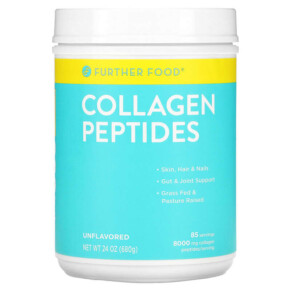 Thực phẩm chức năng Further Food Collagen Peptides Unflavored 8.000 mg 24 oz (680 g) 646117813562