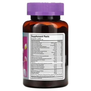 Thành phần vi chất của Futurebiotics Advanced Woman's Formula Multi Vitamin Energy Plus 120 Tablets 049479000470