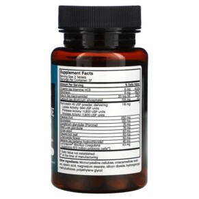 Thành phần vi chất của Futurebiotics Daily Enzyme Complex 75 Tablets 049479000746