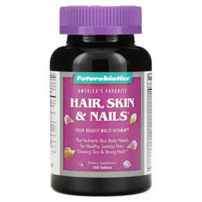 Thực phẩm chức năng Futurebiotics Hair Skin & Nails 135 Tablets 049479000494