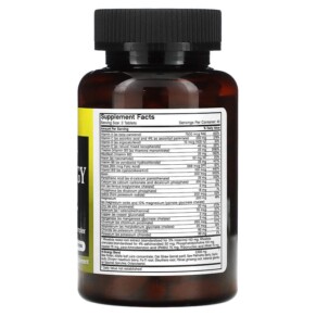 Thành phần vi chất của Futurebiotics Hi Energy Multi For Men 120 Tablets 049479001996
