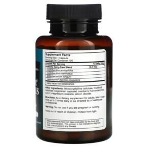 Thành phần vi chất của Futurebiotics Longest Living Acidophilus 100 Vegetarian Capsules 049479001156