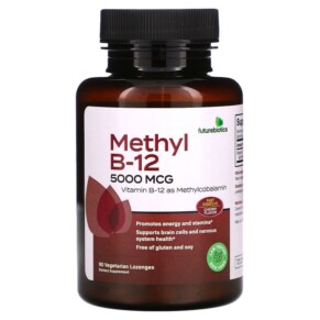Thực phẩm chức năng Futurebiotics Methyl B-12 Cherry 5.000 mcg 90 Vegetarian Lozenges 049479501106