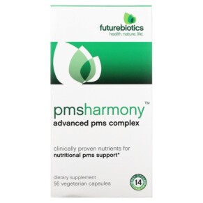 Thực phẩm chức năng Futurebiotics PMSHarmony Advanced PMS Complex 56 Vegetarian Capsules 049479025121