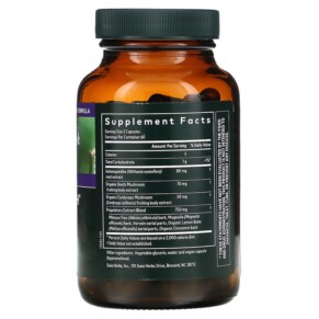 Thành phần vi chất của Gaia Herbs Adrenal Health Nightly Restore 120 Vegan Liquid Phyto-Caps 751063149396