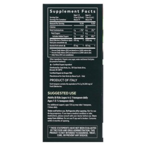 Thành phần vi chất của Gaia Herbs Black Elderberry Syrup 3 fl oz (89 ml) 751063996266