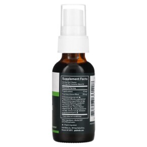 Thành phần vi chất của Gaia Herbs Echinacea Goldenseal Propolis Throat Spray 1 fl oz (30 ml) 751063361408