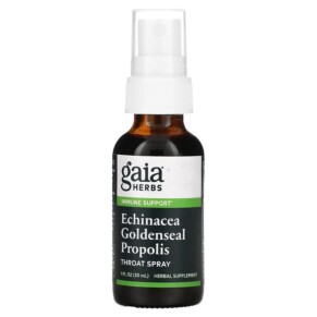Thực phẩm chức năng Gaia Herbs Echinacea Goldenseal Propolis Throat Spray 1 fl oz (30 ml) 751063361408