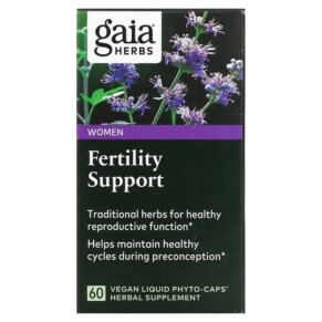 Thực phẩm chức năng Gaia Herbs Fertility Support for Women 60 Vegan Liquid Phyto-Caps 751063150880
